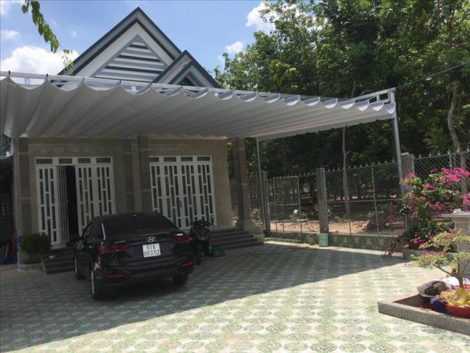 Đơn vị cung cấp bạt che, mái che nhà xe cơ quan giá tốt tại Hà Tĩnh.jpg